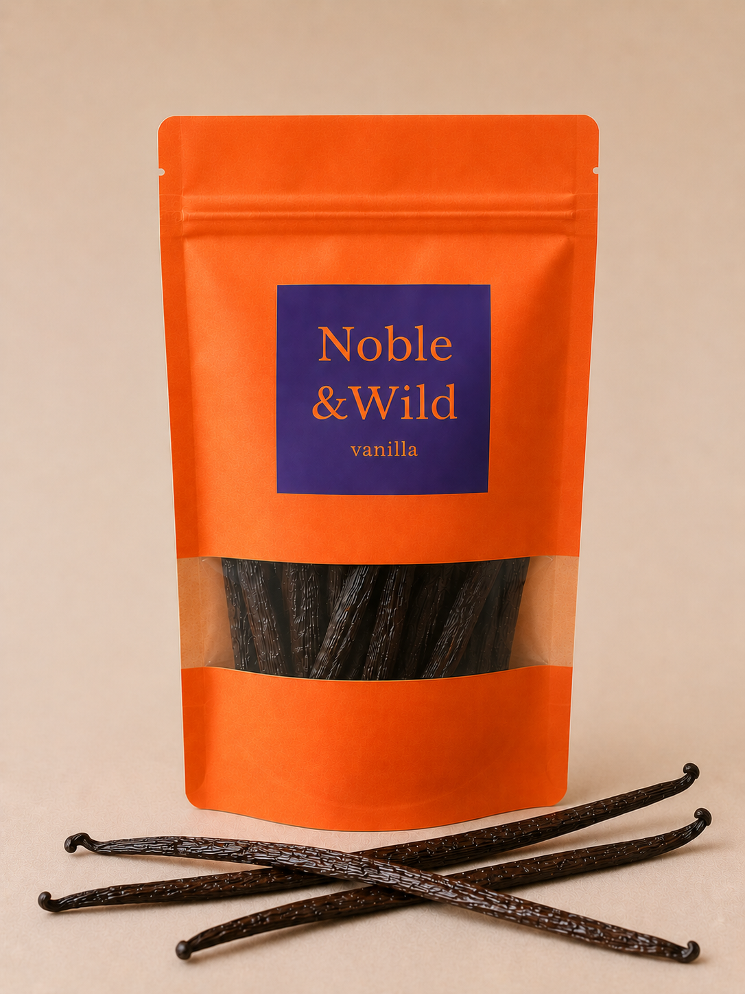 Grade A Premium Bourbon Vanilla Beans 14-25 cm from Madagascar 125 grams