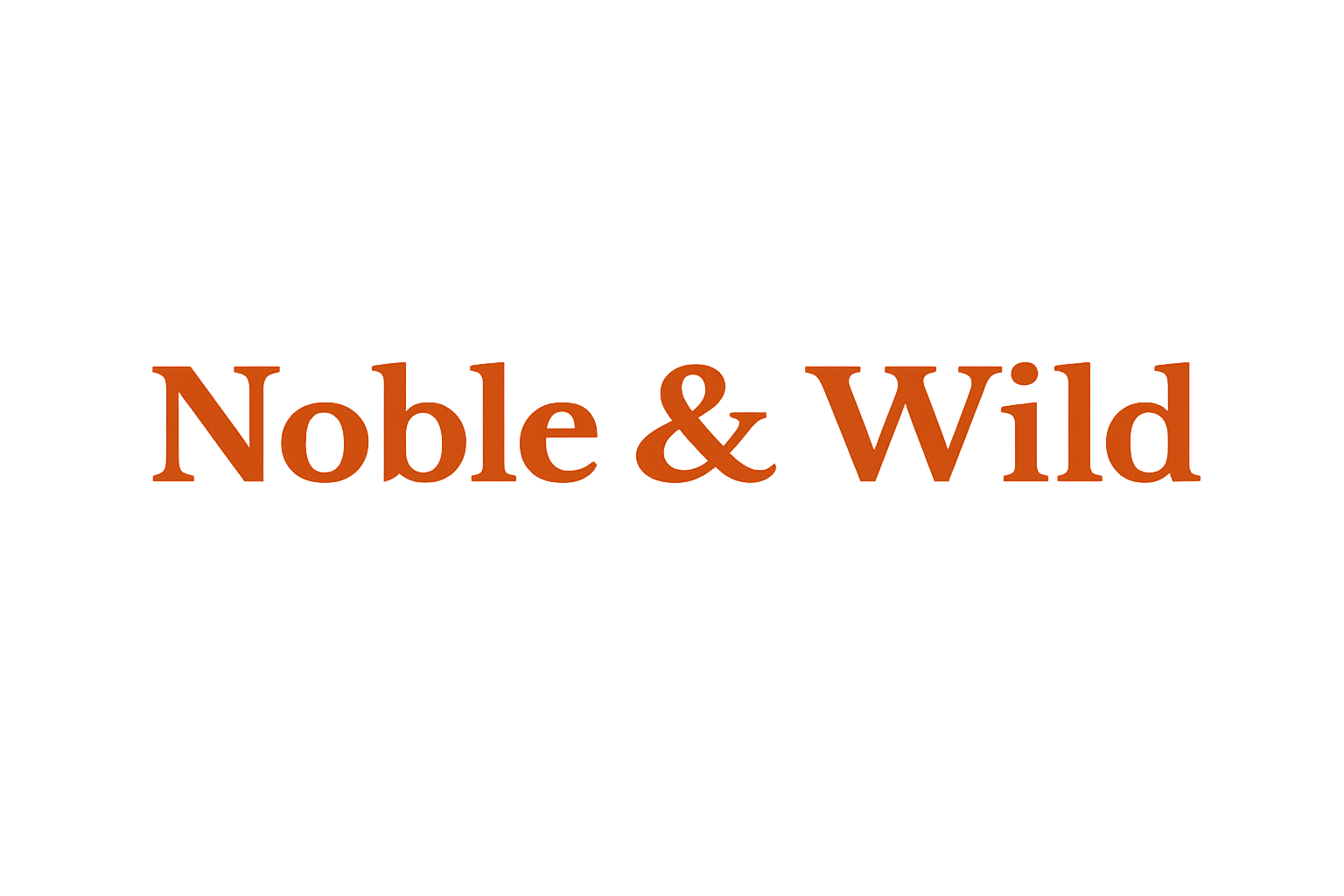 Noble & Wild Vanilla